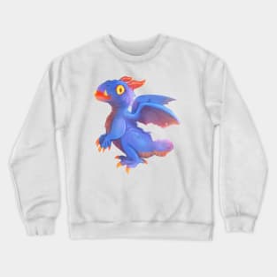 Blue tailless small dragon Crewneck Sweatshirt